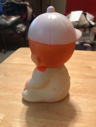 Vintage Rubber Squeak Toy Baby Doll Stahlwood Kiddie Products 4