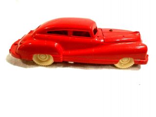 Vintage Keystone Plastic Red Sedan 1950 