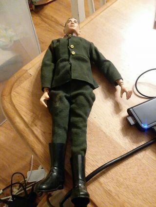 Vintage 1964 Patent Pending Gi Joe 12 " 1/6 Action Figure Made In Usa