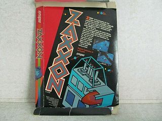 Commodore 64 Zaxxon Game By Synapse Sega Cib 5.  25 " Floppy Disc
