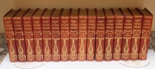 1909 Complete 16 Vols “library Of Southern Literature” Leather Bound Illustrated