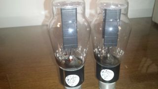 1950 MATCHED PAIR WESTERN ELECTRIC 422A/274B 5U4G By RAYTHEON Tube TV7 Test NOS 7