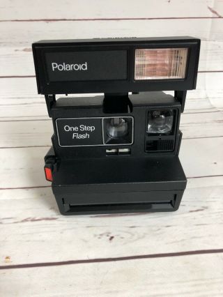Polaroid Onestep Flash 600 Instant Camera W/ Strap