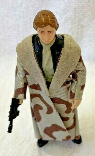 Star Wars Vintage Han Solo Trench Coat Action Figure (No Coo).  Very Near 2