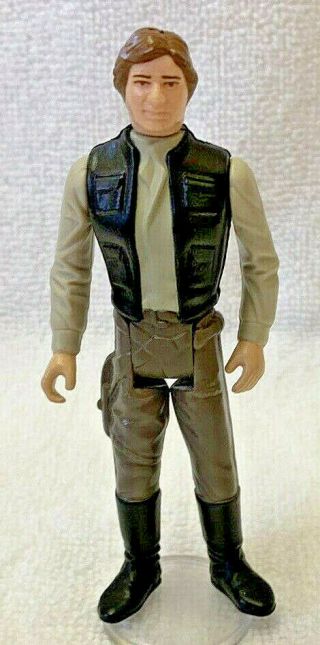 Star Wars Vintage Han Solo Trench Coat Action Figure (No Coo).  Very Near 3