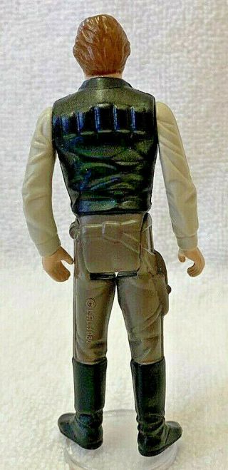 Star Wars Vintage Han Solo Trench Coat Action Figure (No Coo).  Very Near 5