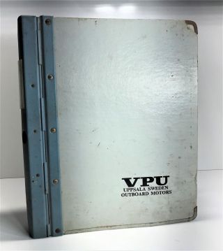 Vintage Volvo Penta Folder Of Outboard Manuals Service Bulletins
