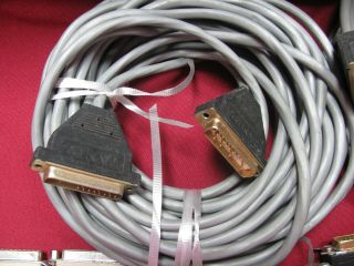 Three Tandy Radio Shack TRS - 80 Printer or Serial Cables More Related Connectors 2