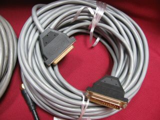 Three Tandy Radio Shack TRS - 80 Printer or Serial Cables More Related Connectors 4