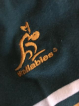 Wallabies 2003 World Cup Jersey Rugby Australia Vintage Green & Gold 12 3