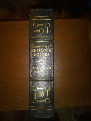 Easton Press Full Leather Adventures Of Sherlock Holmes By Doyle 1981 Collectors