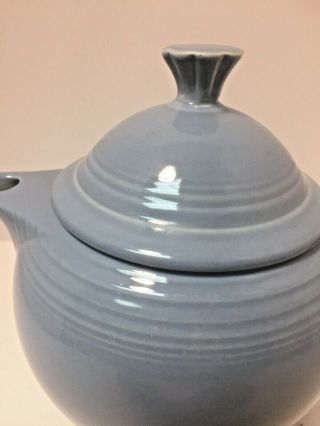 Authentic Vintage Homer Laughlin FIESTA PERIWINKLE BLUE Tea Pot Old Mark 2