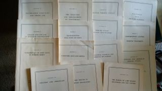 York School Of Interior Design Revised 1964 Correspondence Lessions 1 - 15