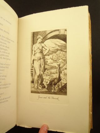 1931 The Fables of Jean de la Fontaine.  Illustrator signed (Stephen Gooden).  Lim Ed 5
