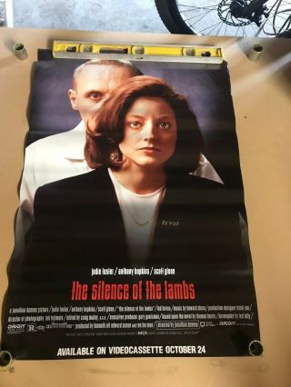 Silence Of The Lambs (double Sided) - Vintage Movie Poster