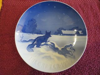 Vintage July - After - 1929 B & G Porcelain Collectible Christmas Plate