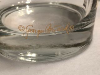Vintage Georges Briard Gold Christmas Tree Rocks Glasses - SET of 4 EUC 8