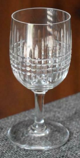 Lovely Vintage Baccarat Crystal Nancy Pedestal Sherry Glass Cordial - Have 8
