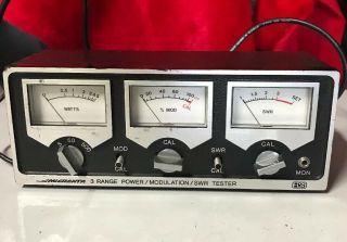 Vintage Micranta 3 Range Power Modulation Swr Meter Tester Radio Shack