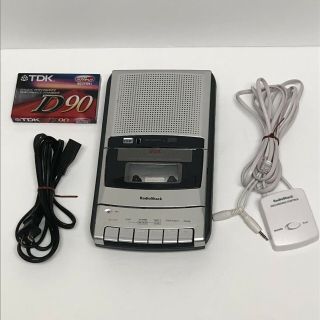 Vtg Radioshack Ctr - 121 Vox Voice Activated Desktop Cassette Recorder 14 - 1128
