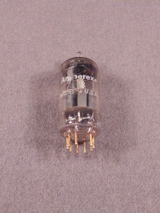 1 7308 Amperex Pq Usa Gold Pin Hifi Amplifier Vacuum Tube Code 61 - 31 Vro Oj