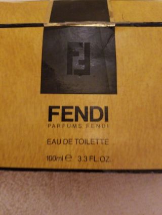 Vintage Fendi Woman 100ml Bottle Eau De Parfum Perfume Miniature/mini