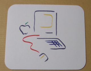 Apple Computer Picasso Macintosh 128 Logo Mouse Pad - L