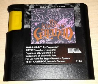 Galahad Sega Genesis Vintage Classic Game Cartridge Cart