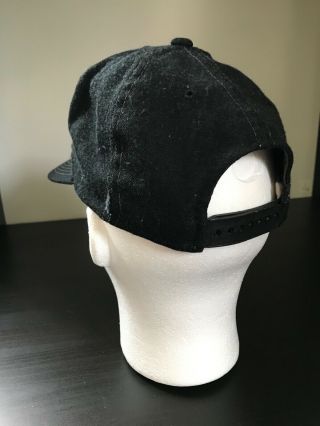 Vintage Miami Heat Sports Specialties Black Snapback Hat Cap NBA Basketball 1990 5