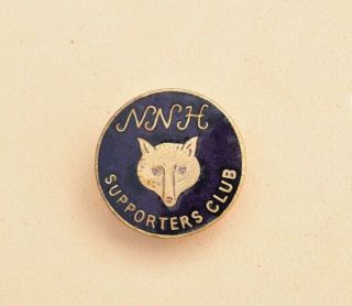 Vintage North Northumberland Hunt Supporters Club Fox Hunting Lapel Pin Badge