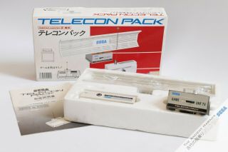Sega Mkiii Mark 3 Master System Mega Drive Telecon Pack Sg - 1000 Japan Vintage
