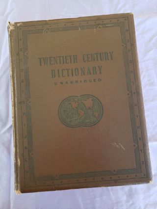 Twentieth Century Dictionary Unabridged