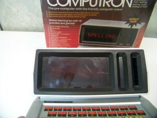 Vintage Talking Computron Electronic Educational Toy 1986 & Sears
