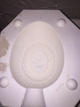 Vintage Byron Easter Egg Slip Casting Pottery Clay Mold Ceramic / Porcelain 3
