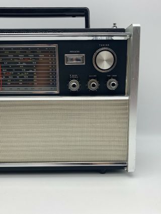 National Panasonic RF - 5000 FM - AM 11 - Band 20 Transistor 14 - Diode Vintage Radio 2