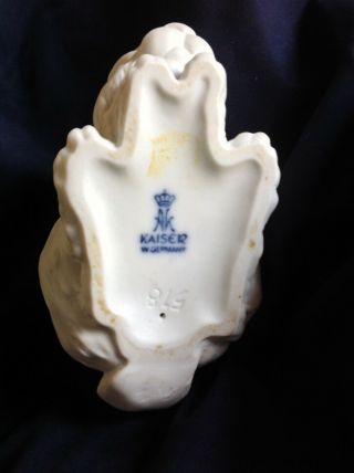 VTG Kaiser Bisque Lying Rabbit Bunny 518 Figurine Porcelain Limited Ed.  Easter 6