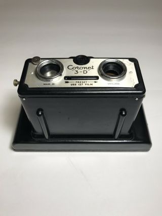 Vintage Coronet 3 - D Binocular Viewfinder Stereo Camera,  Made in England 3