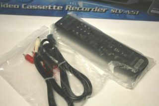 Sony SLV - N51 Hi - Fi Stereo VCR VHS Cassette Player w/ Remote,  Cords,  Box 6