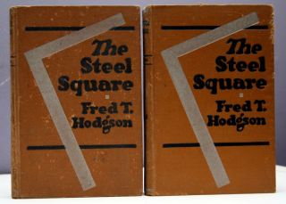 The Steel Square By Fred T.  Hodgson 1916 Vintage 2 - Volume Book Set Engineering