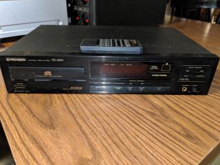 Vintage Pioneer Pd - 4550 Hi - Fi Stereo Cd Player With Remote