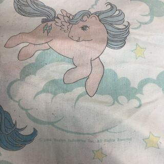 Vintage 1984 My Little Pony Mlp Twin Bed Fitted Sheet