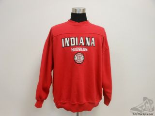 Vtg 90s Crable Indiana University Hoosiers Crewneck Sweatshirt Sz Xl Extra Large