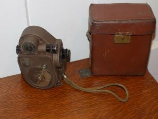 Revere Standard 8 Mm Cine Camera With Leather Case