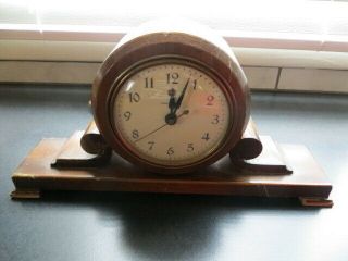 Vintage General Electric Clock - Model Ab - 3f02m Wood