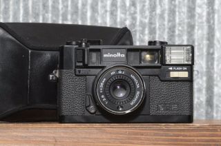Minolta Hi - Matic Af 35mm Film Camera - Vintage From The 1970s
