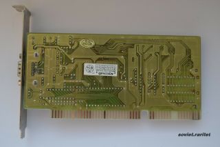 Cirrus Logic CL - GD5424 512KB ISA VGA Video Graphics Card for PC286/386/486 2