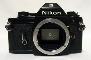 Vintage Nikon Em 35mm Slr Film Camera Body Only Meter Very