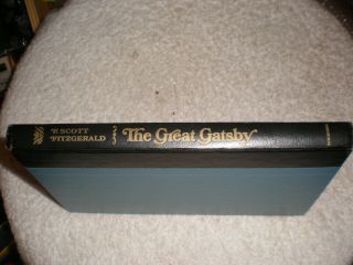 The Great Gatsby by F.  Scott Fitzgerald Blue HC 1953 3