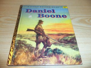 Daniel Boone Little Golden Book Vintage 1956 A Edition