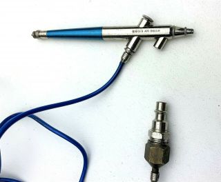 Vintage Badger Airbrush - Blue Handle With Hose -